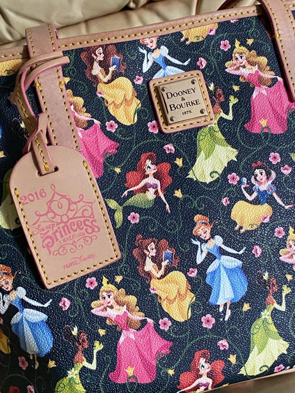 Dooney & Bourke Disney Bag Princess Half Marathon 2016 Tote Mermaid - Picture 4 of 15